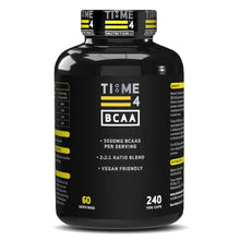 Load image into Gallery viewer, Time 4 Nutrition Time 4 BCAA x 240 Capsules