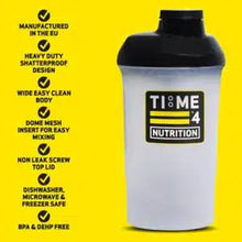 Load image into Gallery viewer, Time 4 Nutrition Shaker Bottle 600ml