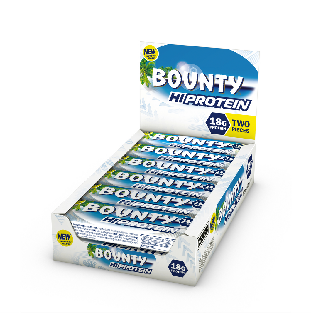Bounty Hi-Protein 12 x 52g Coconut