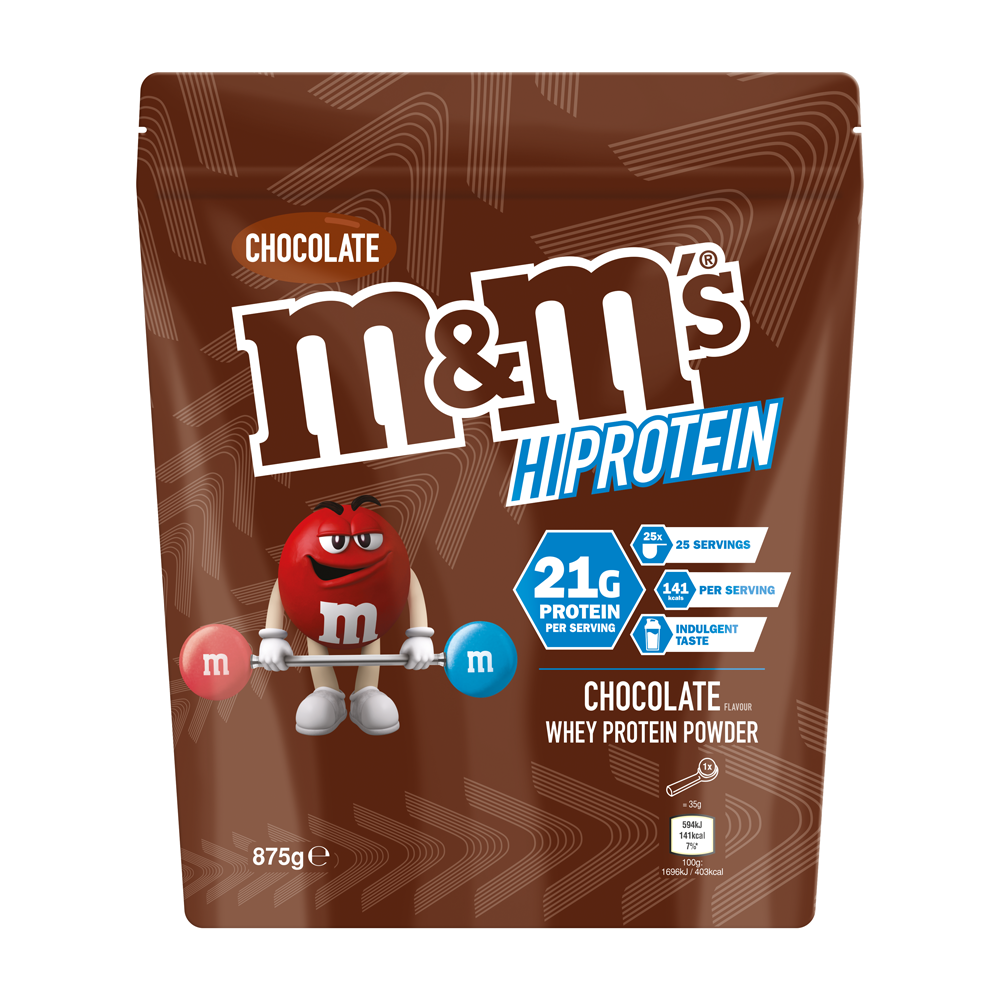 M&M's Hi-Protein Powder 875g Chocolate