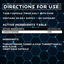 Load image into Gallery viewer, Optimised Turkesterone x 60 Capsules
