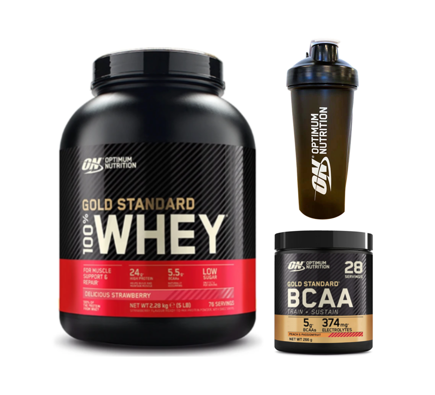 Gold Standard Whey BCAA + Shaker Bundle