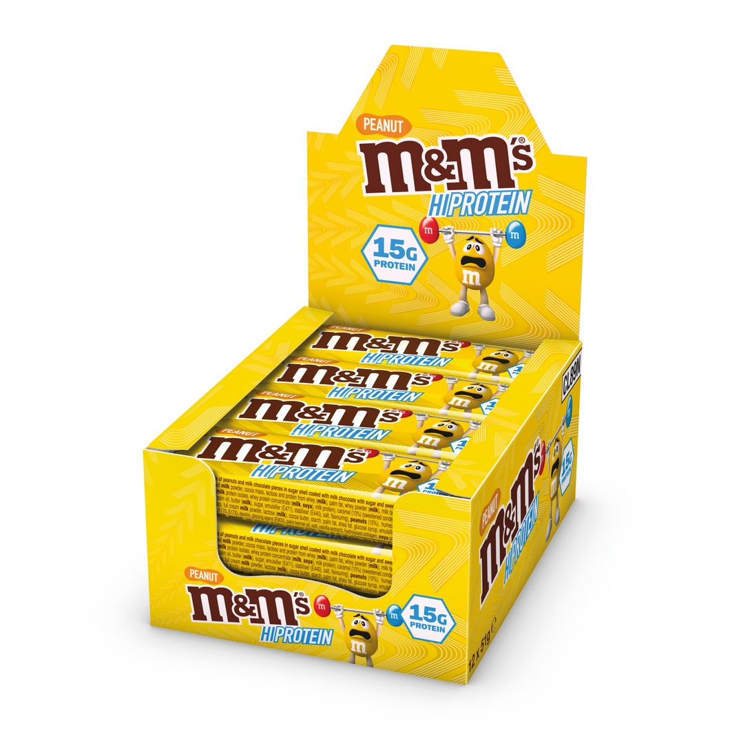 M&M Hi-Protein Bars 12 x 51g