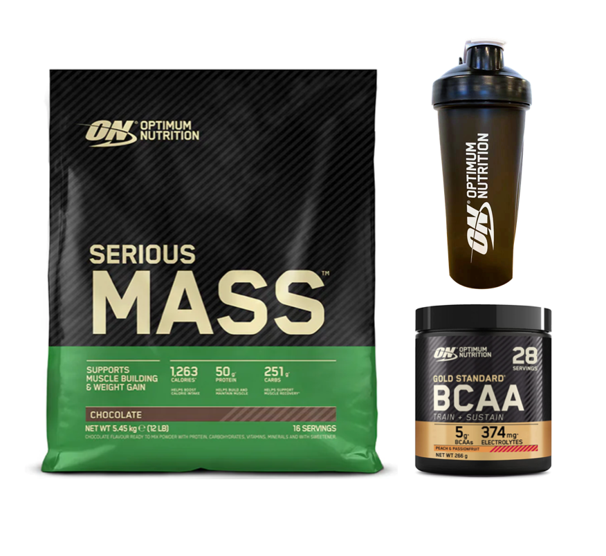 Serious Mass 5.45kg BCAA + Shaker Bundle